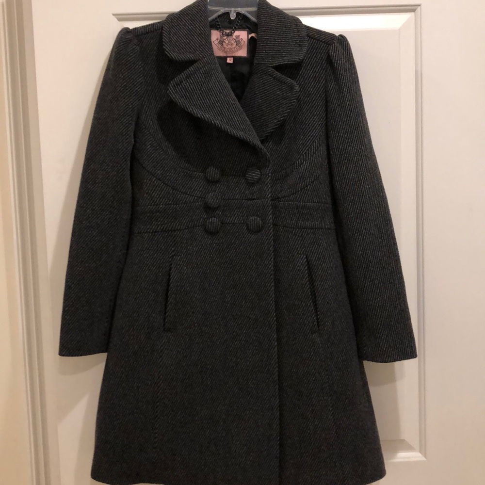 Juicy couture Wool Trench Overcoat